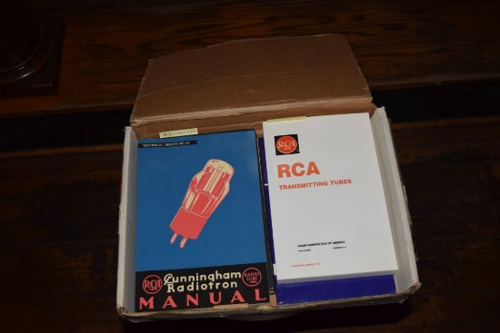 BOX OF RCA BOOKS AND MANUALS
