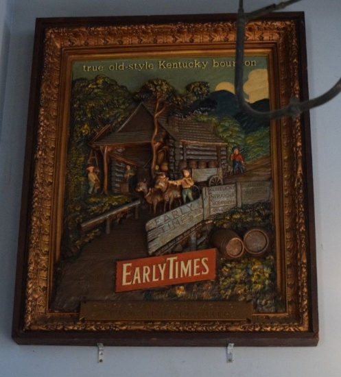 EARLY TIMES TRUE OLD KENTUCKY BOURBON, 45" x 35"