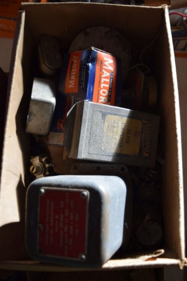 MISC. AUDIO TRANSFORMERS AND SWITCHES IN FOUR BOXES