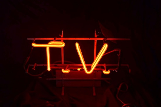 VINTAGE T.V. NEON SIGN