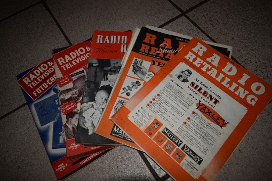ASSORTED AUDIO MANUALS AND MAGAZINES