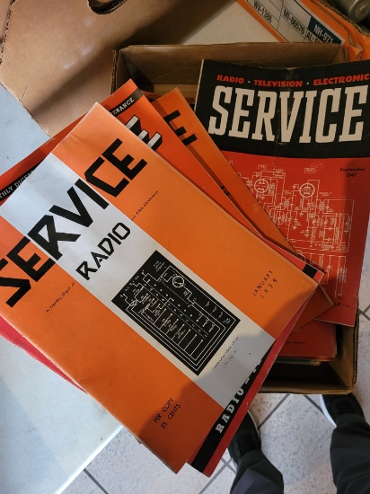 1930'S SERVICE RADIO MAGAZINES