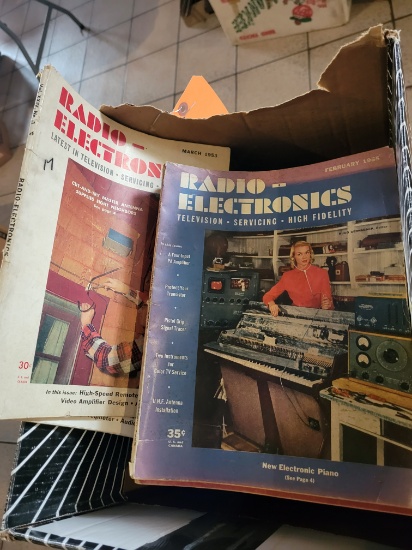 VINTAGE RADIO ELECTRONICS MAGAZINES