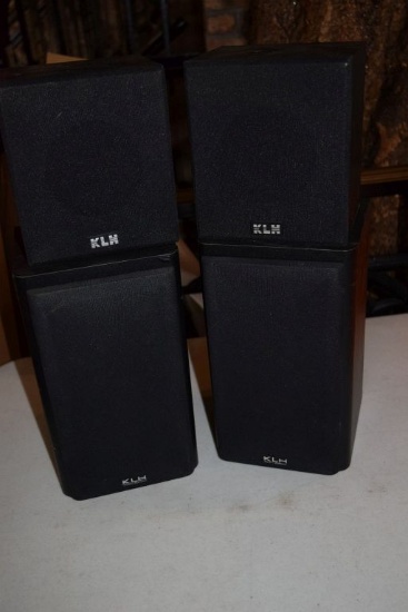 (4) KLH SPEAKERS