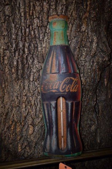 COCA-COLA THERMOMETER. METAL