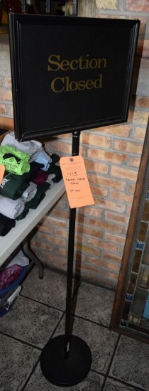 SECTION CLOSED STAND, 59" TALL