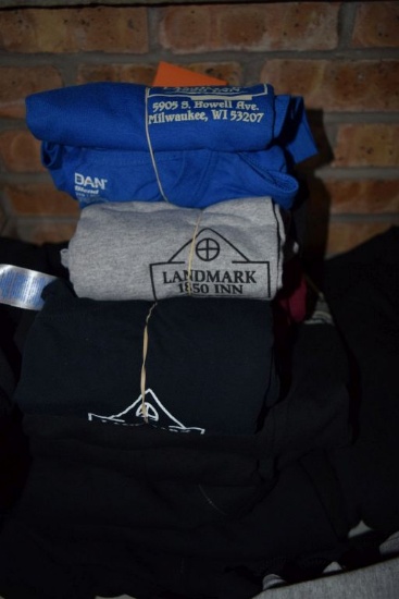 (5) 2XL ZIP HOODIES, (6) 2XL T-SHIRTS