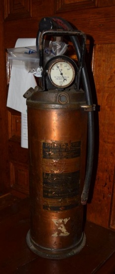 VINTAGE PHISTER 1B FIRE EXTINGUISHER
