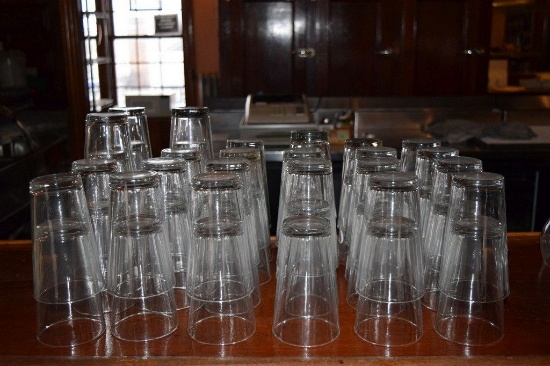 45+ USED GLASS DRINK TUMBLERS