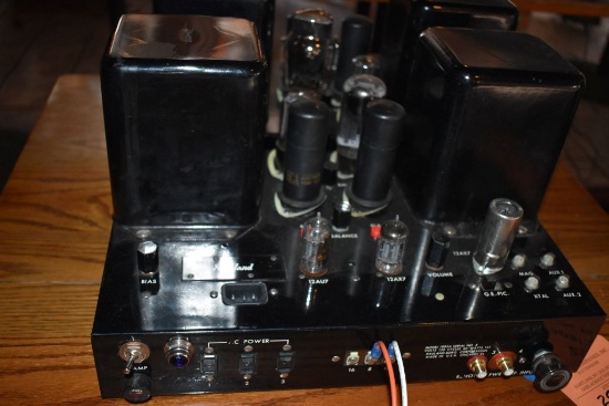 RAULAND MODEL 1805A AUDIO TUBE AMPS, PAIR RMS,