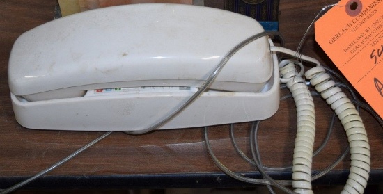 AT & T VINTAGE SLIMLINE PHONE AND CLOCKS