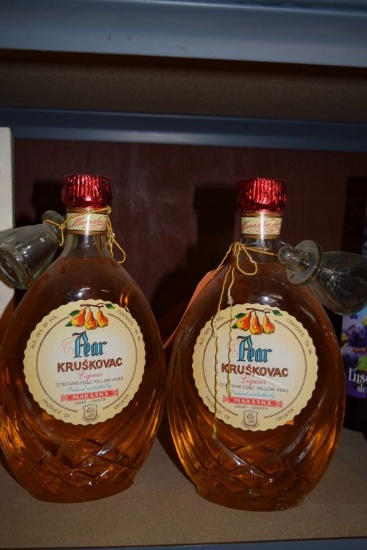 (2) 750 ML BOTTLE MARASKA PEAR KRUSKOVAC LIQUEUR,