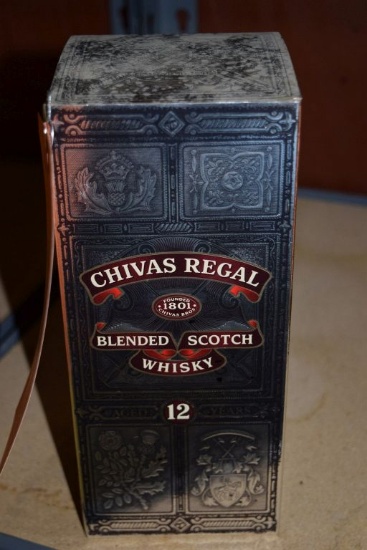(1) LITER BOTTLE OF CHIVAS REGAL 1801 BLENDED SCOTCH