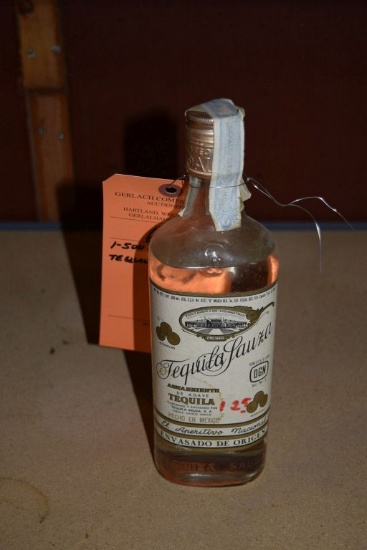 (1) 500 ML BOTTLE OF TEQUILA SAUZA,