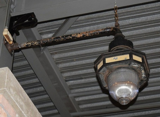 VINTAGE MILWAUKEE SUSPENDED STREET LIGHT