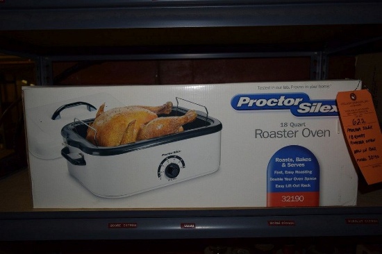 PROCTOR SILEX 18 QUART ROASTER OVEN, NEW IN BOX,