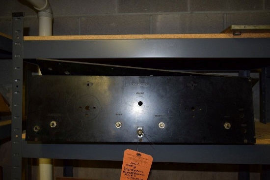 EARLY VICTORIAN BREAD BOARD RADIO CHASSIS