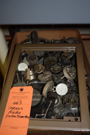 VARIOUS RADIO POTENTIOMETERS
