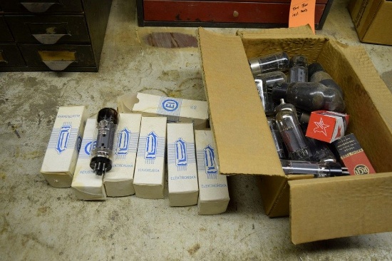 VARIOUS AMPLIFIER TUBES; 6L6, 6550, KT50, ETC.