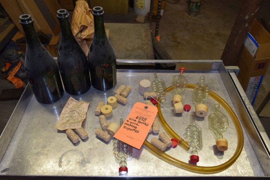 WINE BOTTLES AND WINE MAKING SUPPLIES