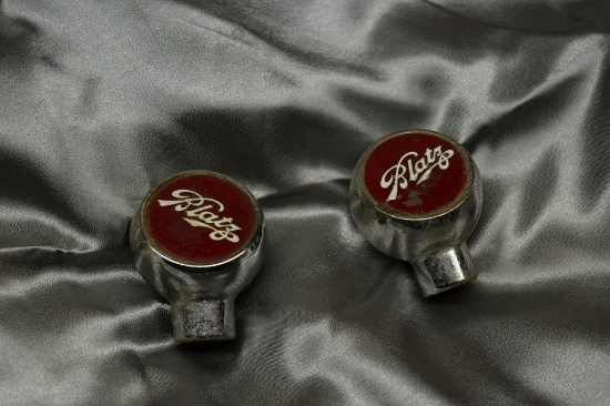 (2) VINTAGE BLATZ TAPPER HANDLES