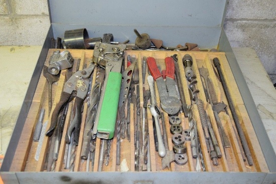 DRILL AND TAP TOOL KIT WITH CASE - MISC. TOOLS INCLUDED