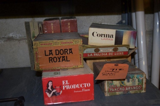 VINTAGE CIGAR BOXES