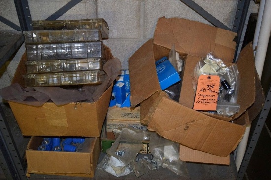 MISC. ELECTRONIC COMPONENTS ON THIS SHELF;