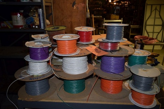 VARIOUS WIRING SPOOLS (CABLE)