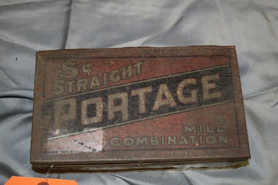 5 CENT STRAIGHT PORTAGE CIGAR CONTAINER