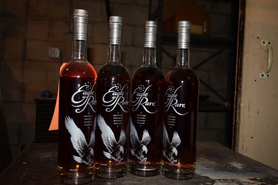 (4) BOTTLES OF EAGLE RARE KENTUCKY STRAIGHT BOURBON