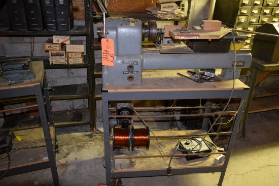 VINTAGE HARDINGE LATHE, AUDIO TRANSFORMER WINDER