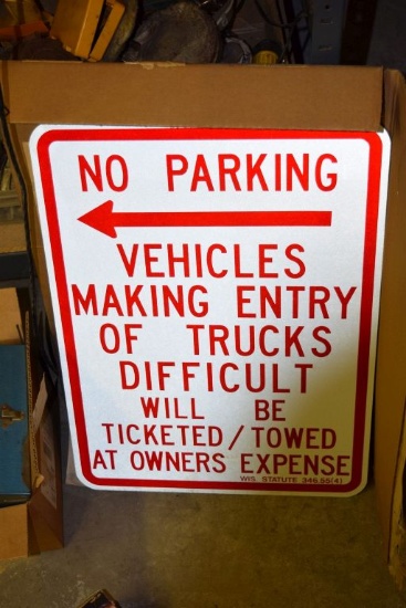 VINTAGE N.O.S. NO PARKING SIGNS
