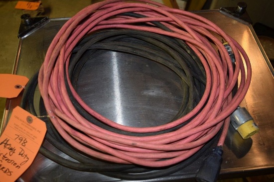 (2) HEAVY DUTY EXTENSION CORDS