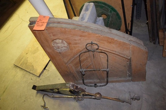 ARCHITECTURAL GAS LIGHT WOOD DOOR ARCHES