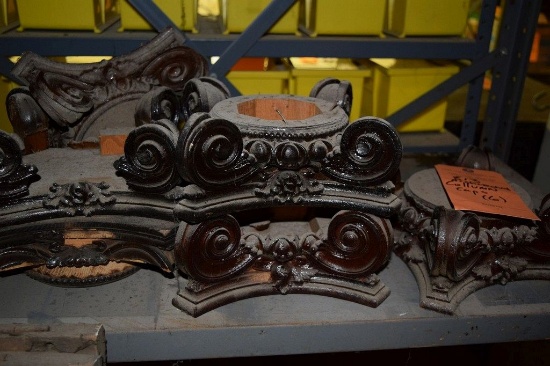 (6) ARCHITECTURAL COLUMN CAPS