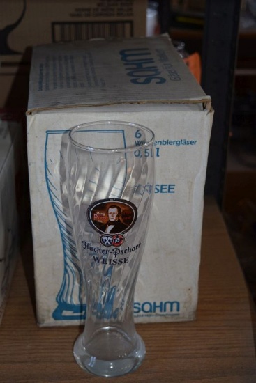 (6) WEISSE HACKER PSCHORR GLASSES