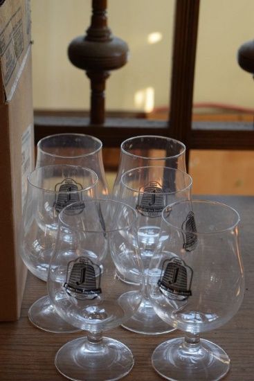 (5) BLANCHE DE BRUXELLES GLASSES AND (6) JACOBINS GLASSES
