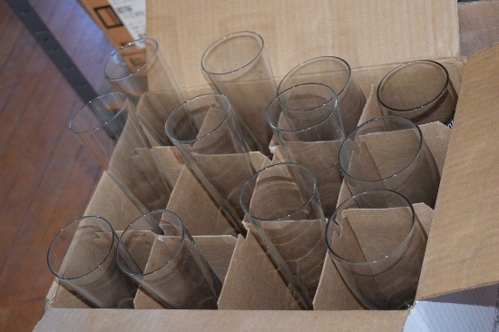 (7) BOXES OF MISC. GLASSES