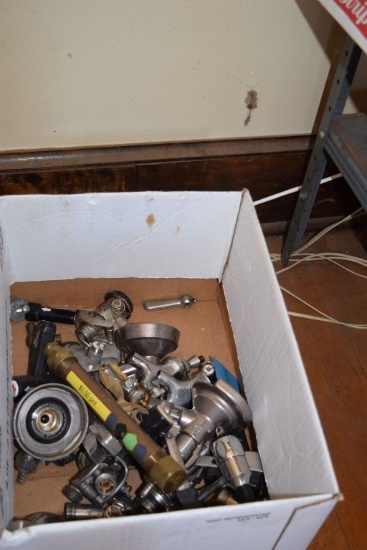 BOX OF MISC. ASSORTED BEER TAP HANDLES