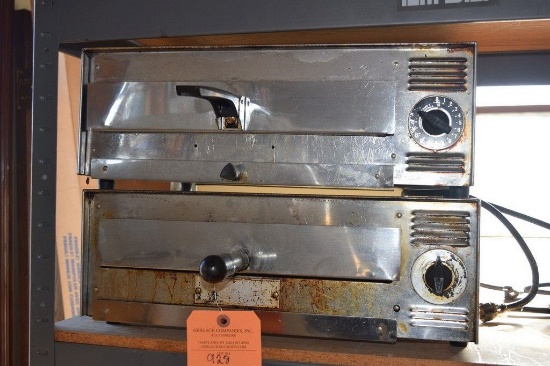 (2) STAINLESS STEEL PIZZA OVENS