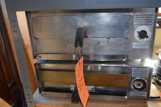 (2) STAINLESS STEEL PIZZA OVENS