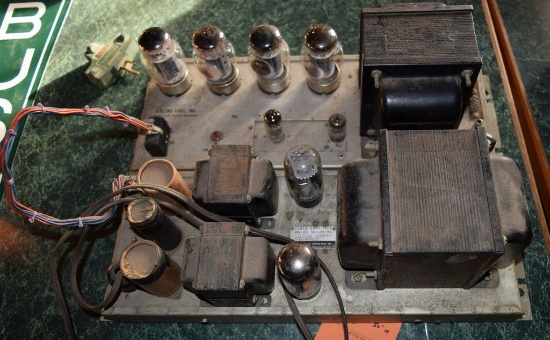 ELECTRO VOICE A100 POWER AMP 6550 WITH POWER SUPPLY,