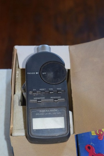 DIGITAL SOUND LEVEL METER AND MUSICAL ERASERS
