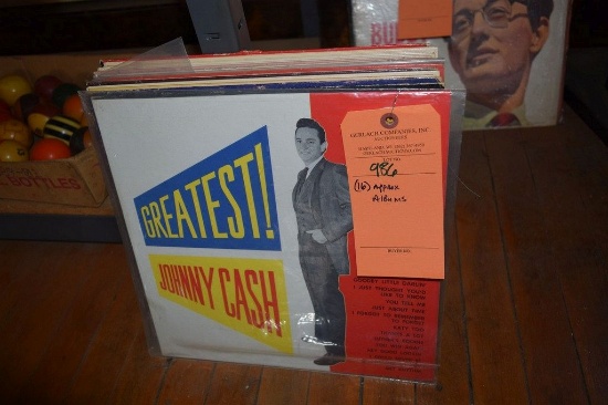 (16) ASSORTED 33 PHONOGRAPH RECORD ALBUMS
