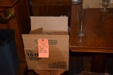 BOX WITH (12) LIBBEY #1610 NEW BEER GLASSES