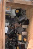 MISC. AUDIO TRANSFORMERS IN WEMCO WOODEN CRATE