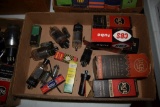 BOX OF VINTAGE USA ELECTRON TUBES,