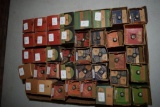 BOX OF VINTAGE USA ELECTRON TUBES,