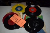 ASSORTED 45'S AND LIONEL RECORD
